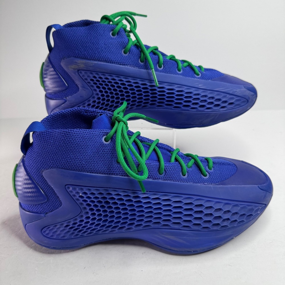 Adidas Anthony Edwards 1 AE1 Velocity Blue Green Mens Basketball Shoes IF1864 7